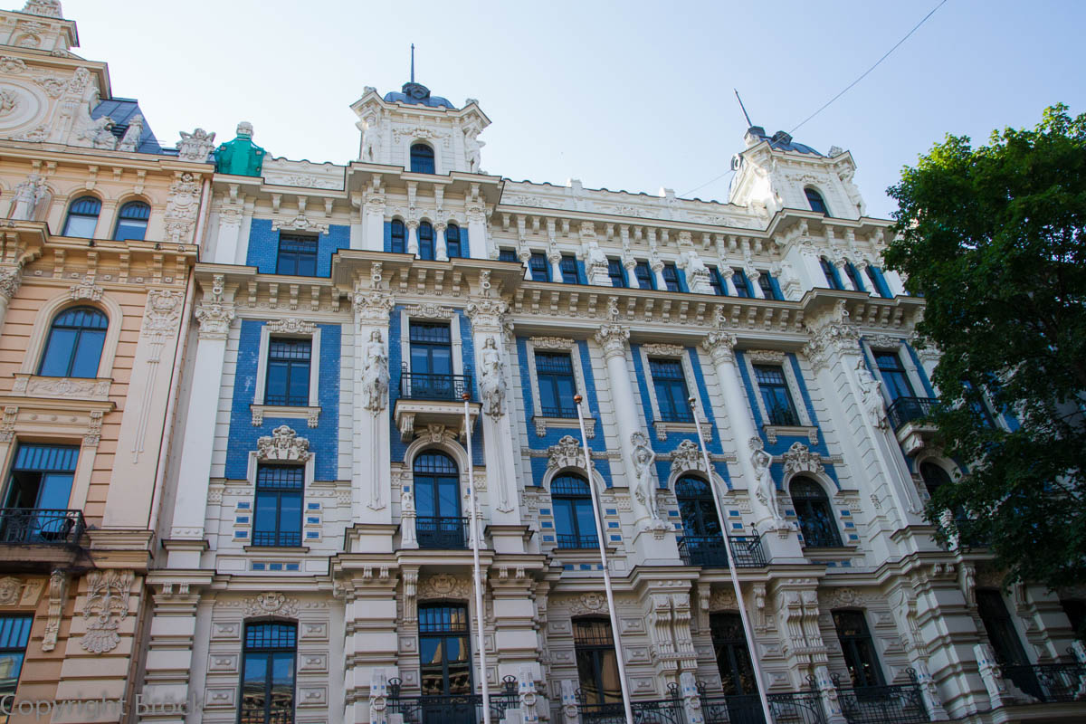 Riga Jugendstil-Häuser