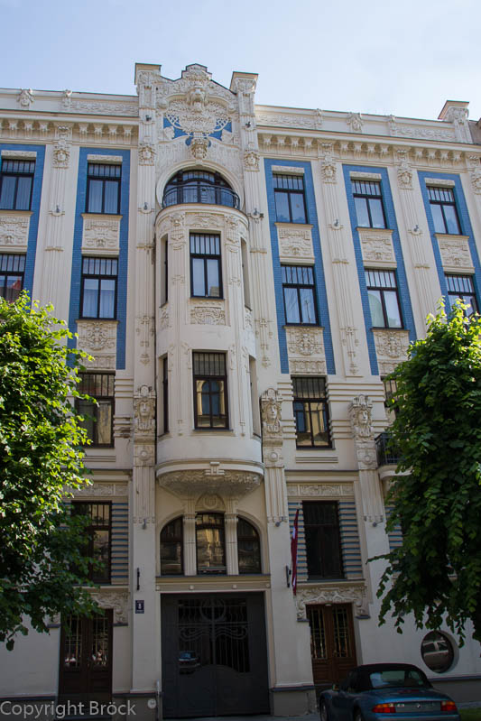 Riga Jugendstil-Häuser