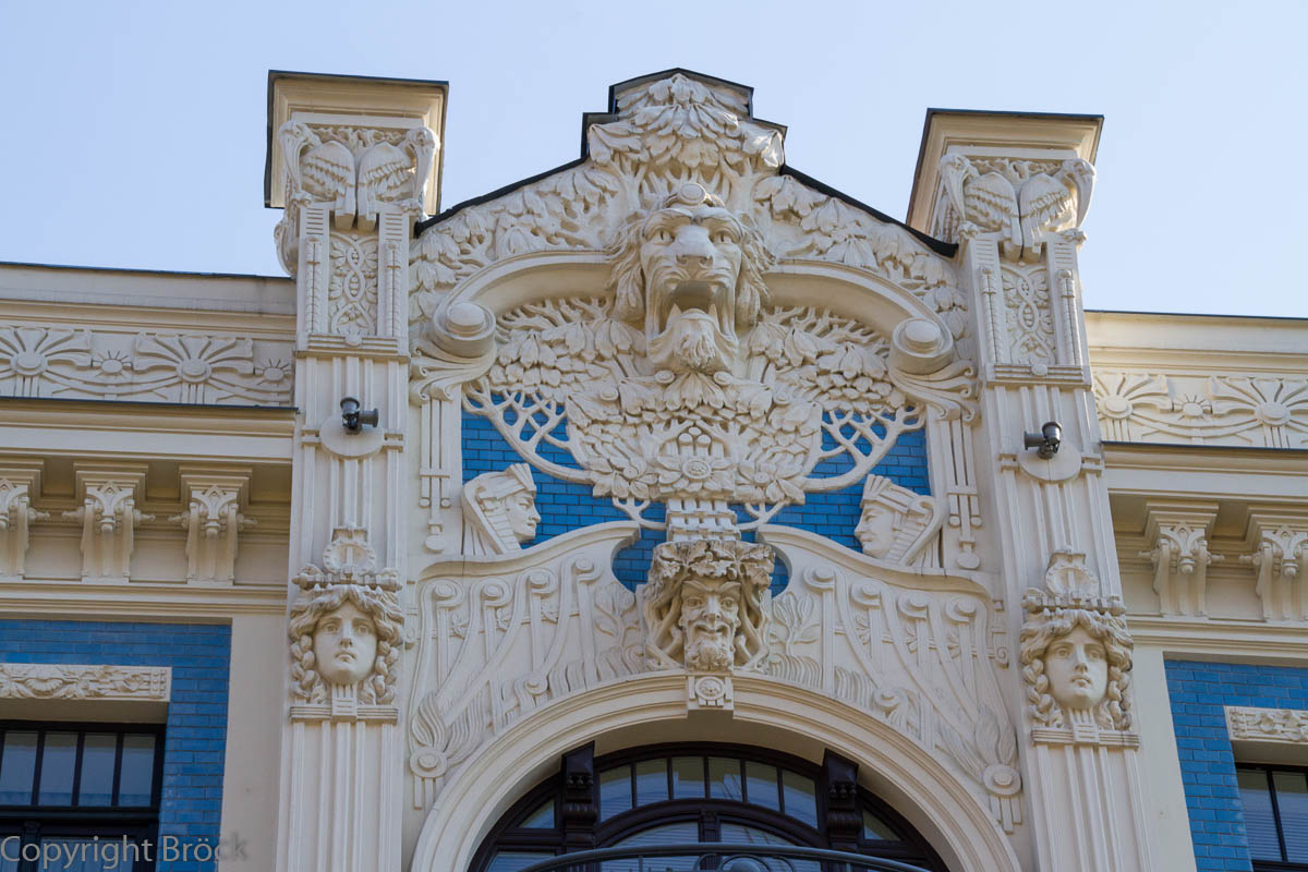 Riga Jugendstil-Häuser
