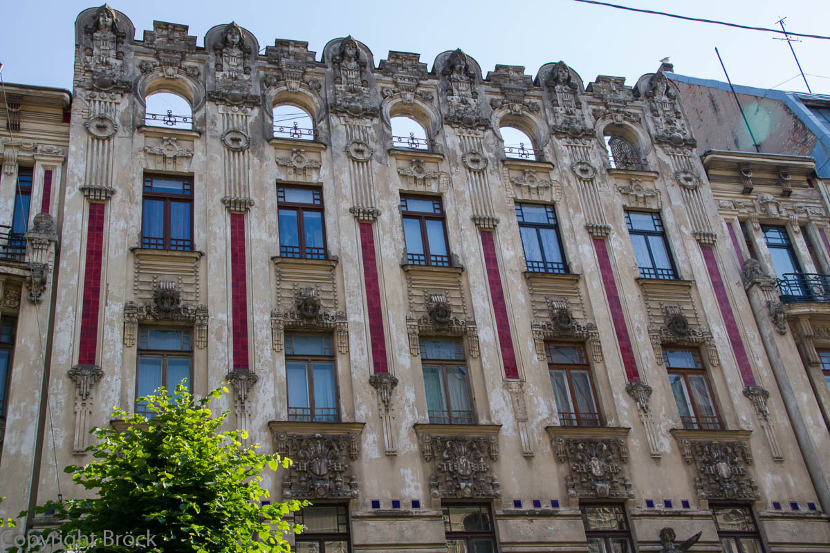 Riga Jugendstil-Häuser