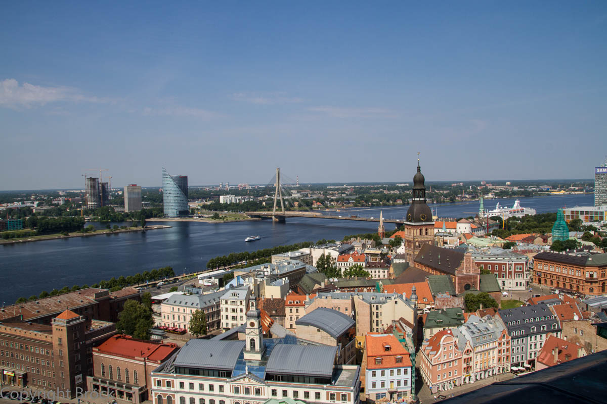 Riga Blick von der St.Petri-Kirche