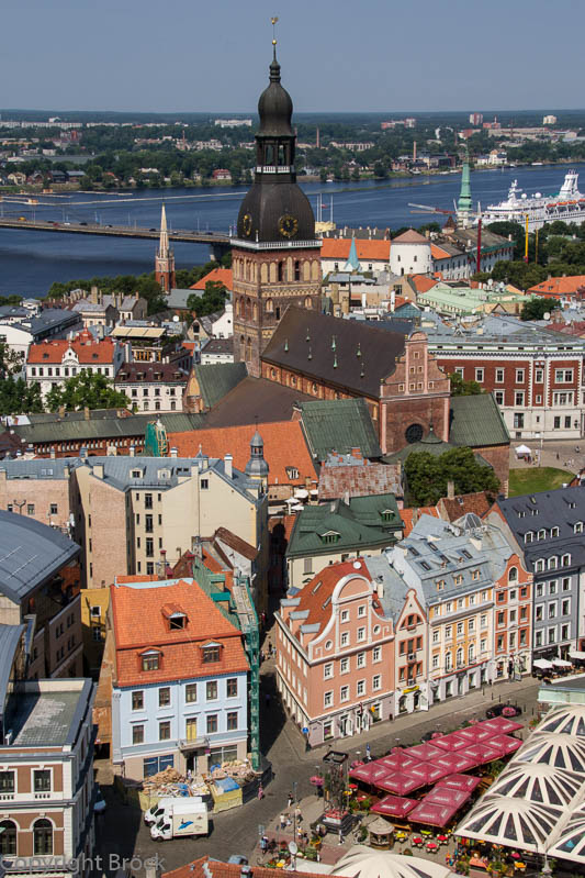 Riga Blick von der St.Petri-Kirche