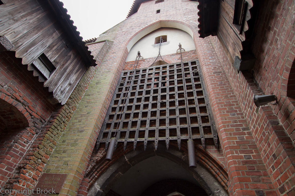Malbork (Marienburg) Falltor des Haupttores