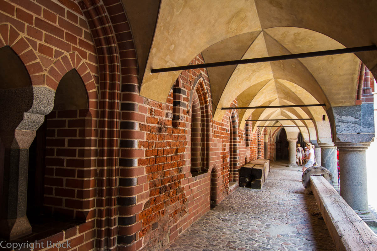 Malbork (Marienburg) Hochschloss Innenhof