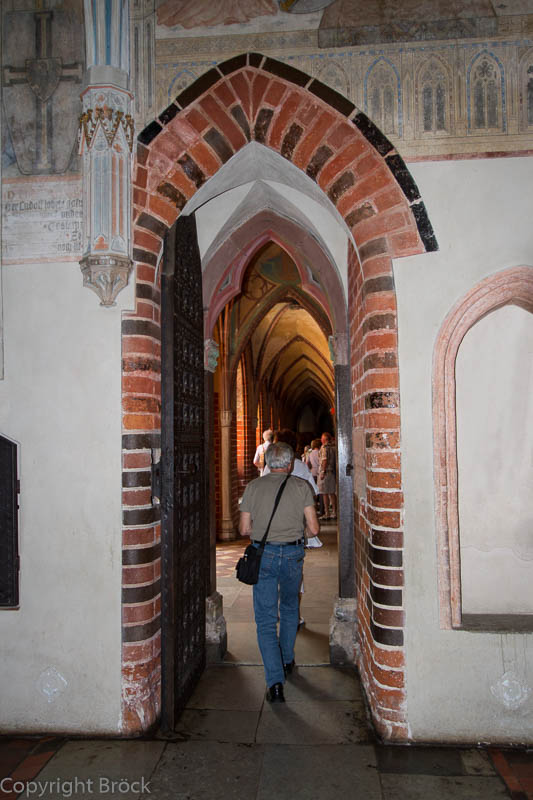 Malbork (Marienburg) Hochschloss vom Konventsaal zum Kreuzgang