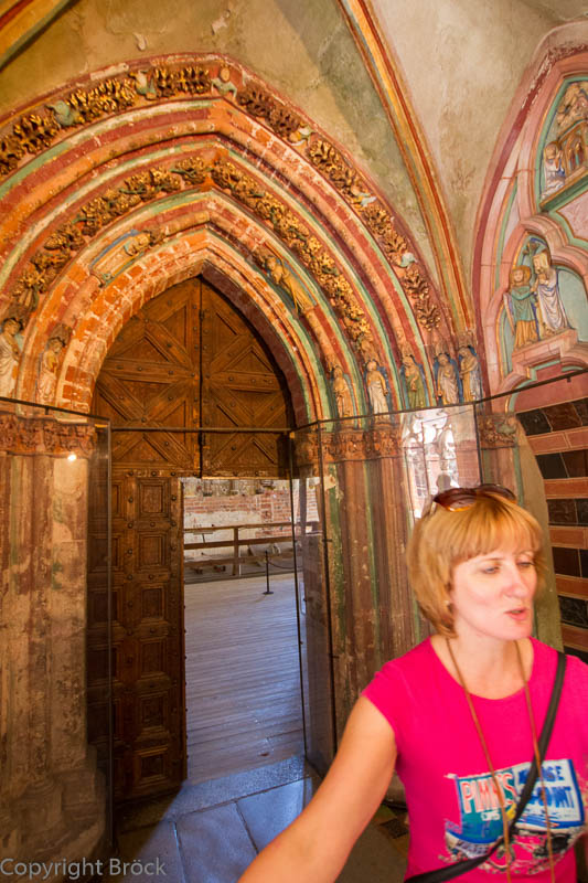 Malbork (Marienburg) Goldene Pforte zur Marienkirche