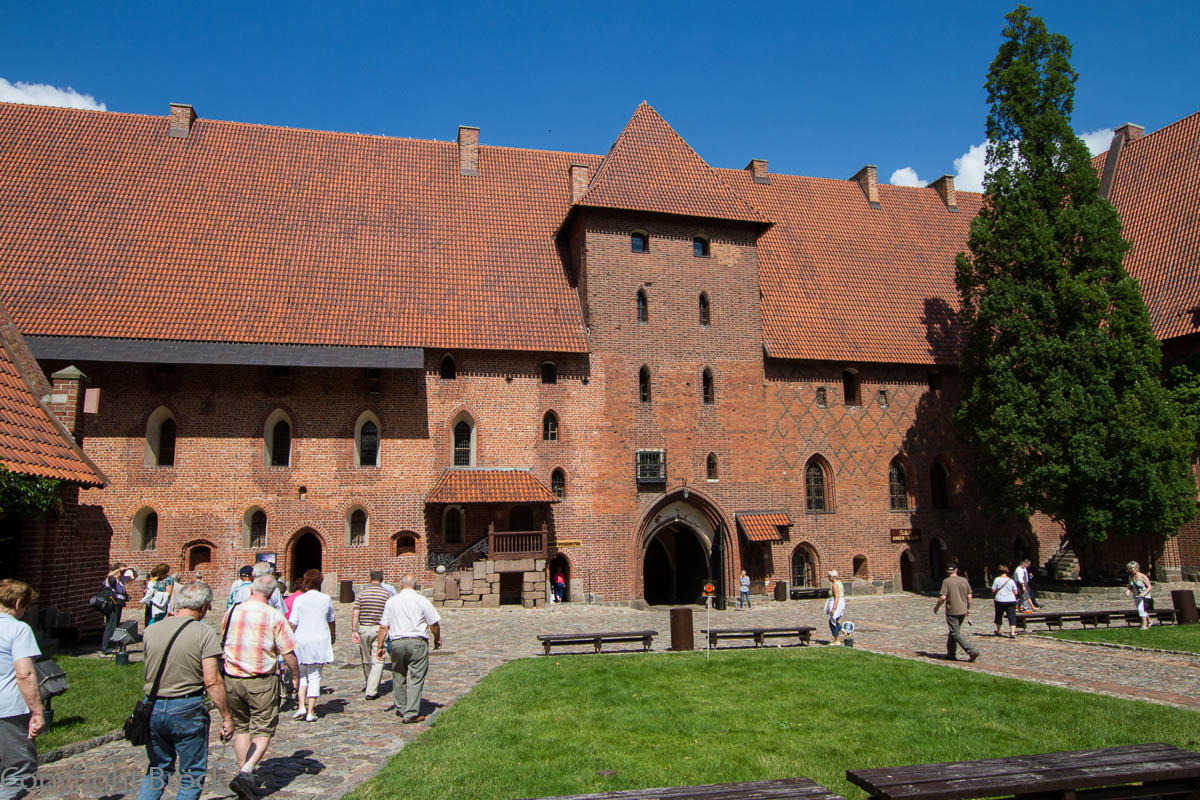 Malbork (Marienburg) Innenhof Mittelschloss