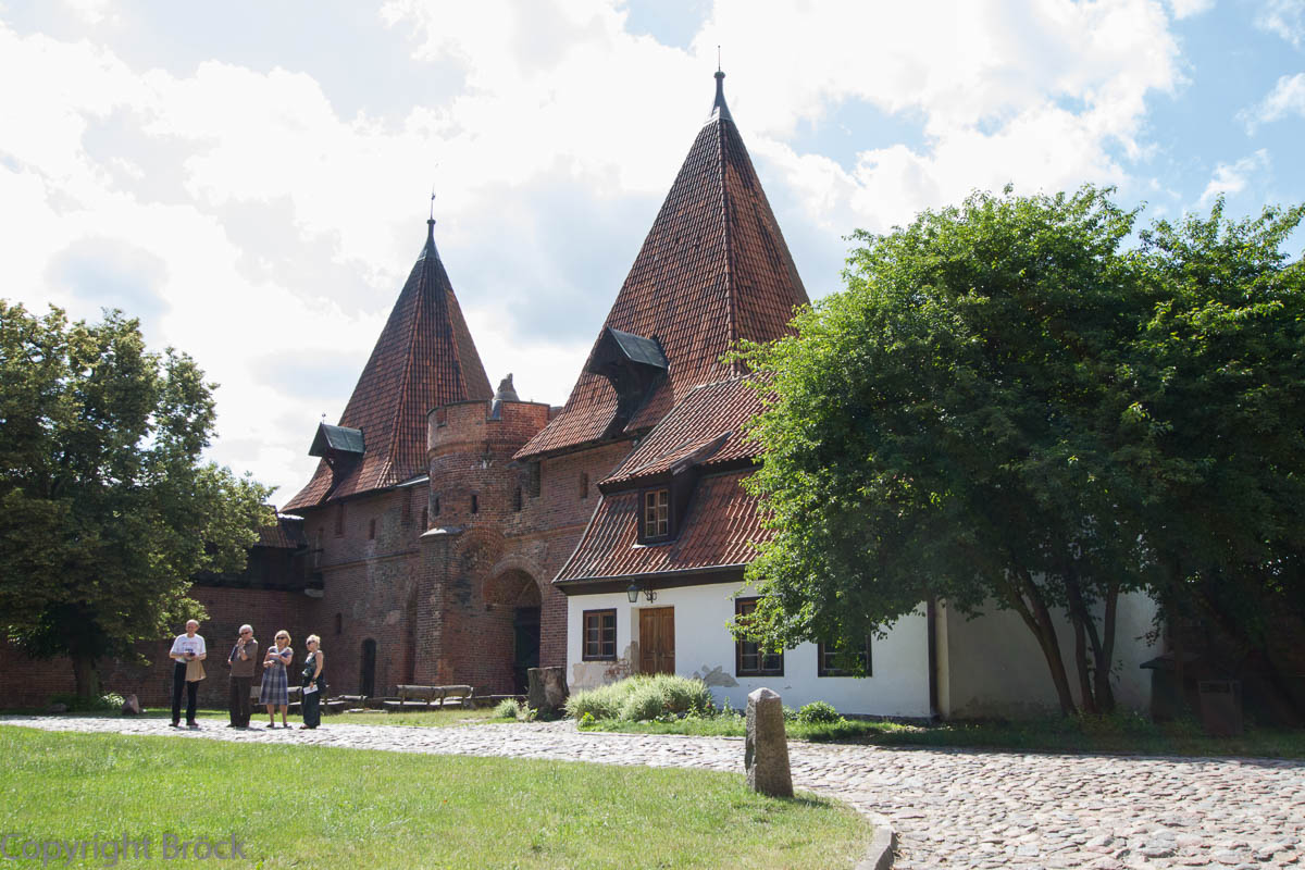 Malbork (Marienburg) Tor zur Nogat hin