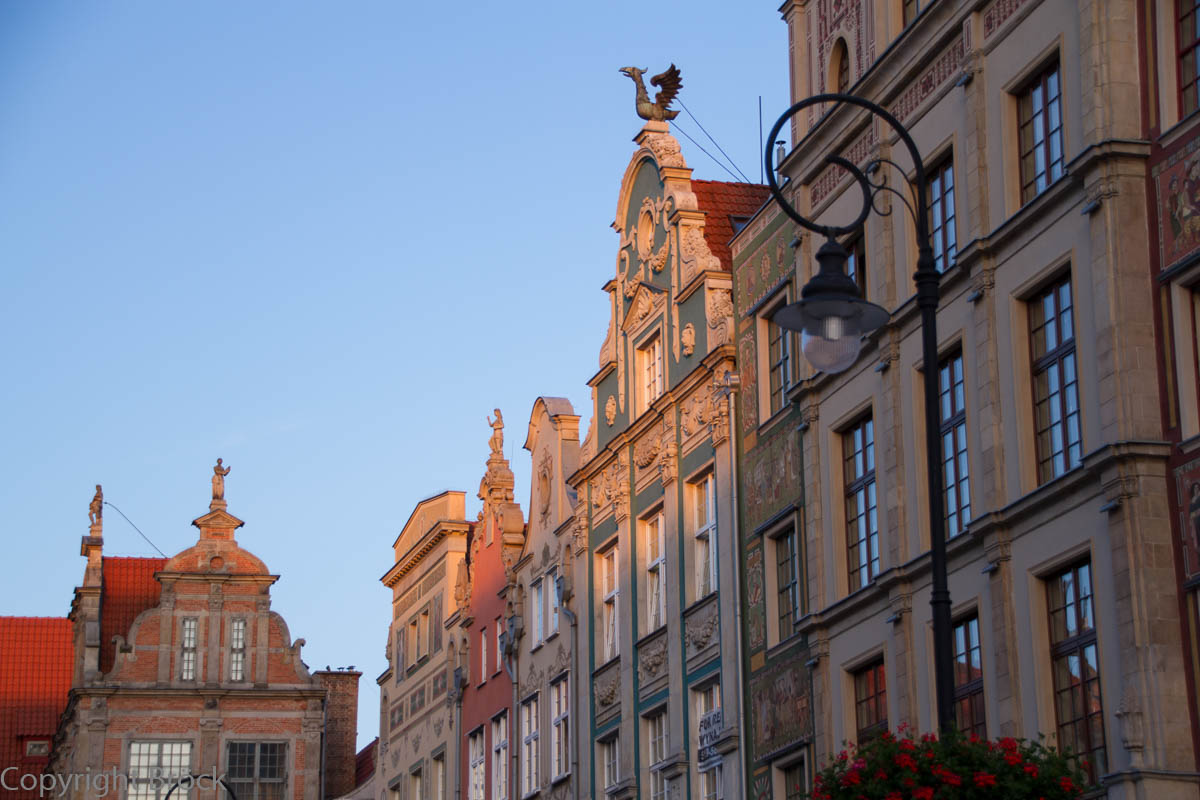 Danzig Langer Markt Blick zum Grünen Tor