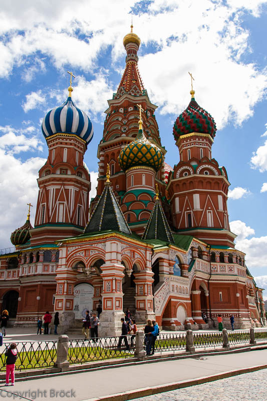 Roter Platz, Wassili-Blashenny(Basilius)-Kathedrale