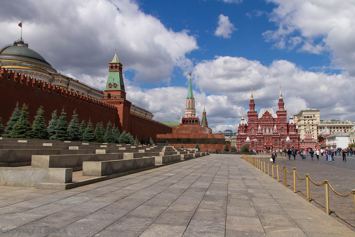 Roter Platz, Senats-Turm, Lenin-Mausoleum, Nikolaus-Turm, Arsenal-Eckturm, Staatl. Historisches Museum