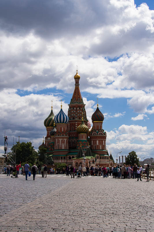 Roter Platz, Wassili-Blashenny(Basilius)-Kathedrale
