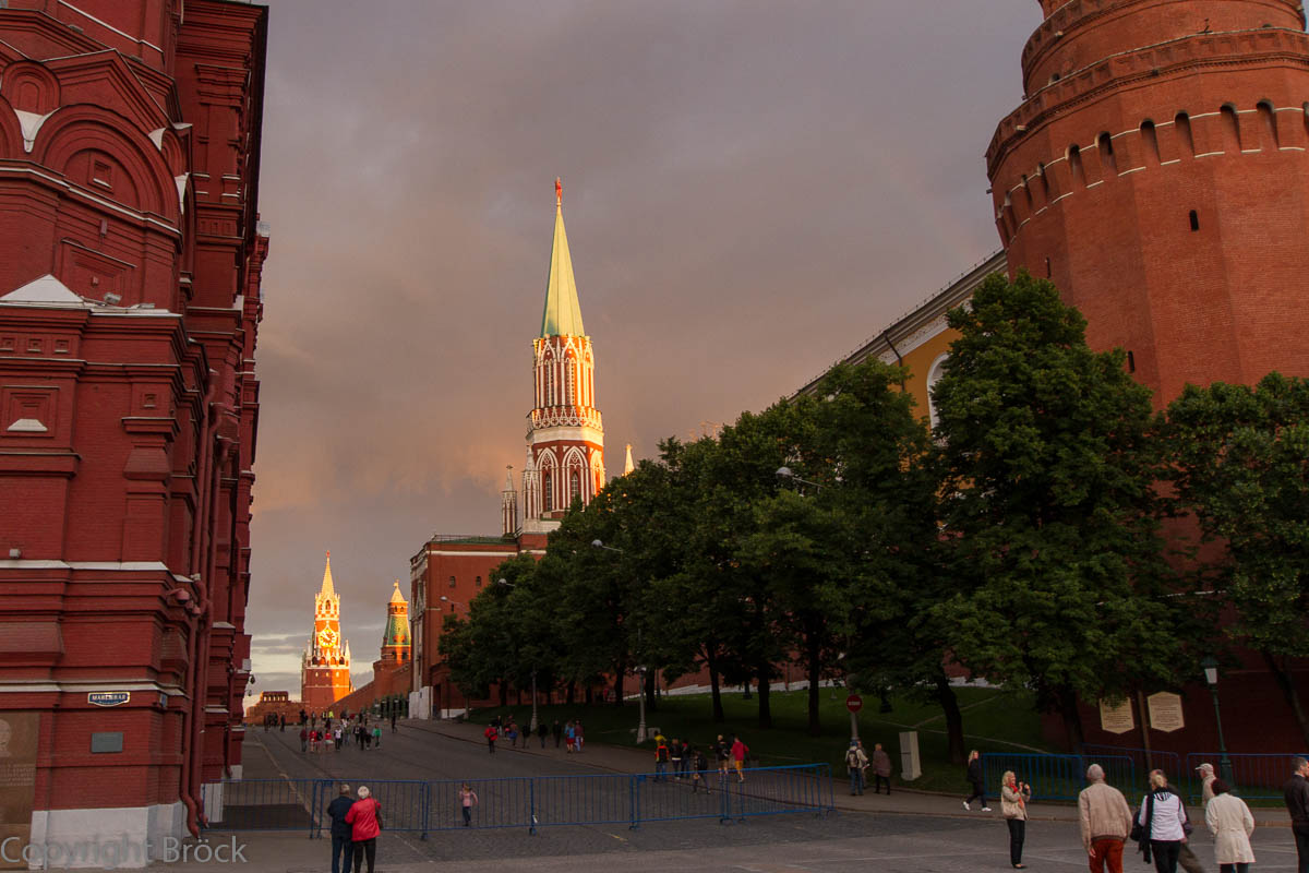 Blick vom Manegeplatz zum Roten Platz