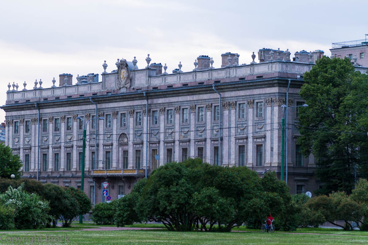 Marmor-Palast aus Richtung Marsfeld