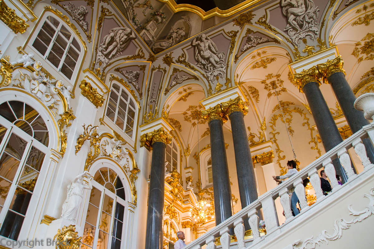 Eremitage; Winterpalast, Paradetreppe