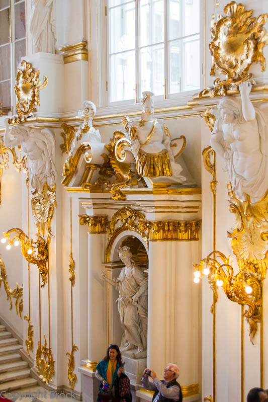 Eremitage; Winterpalast, Paradetreppe