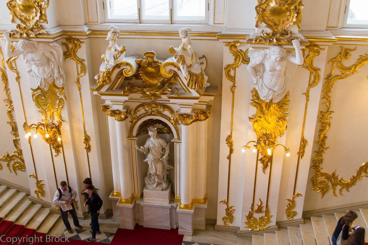 Eremitage; Winterpalast, Paradetreppe