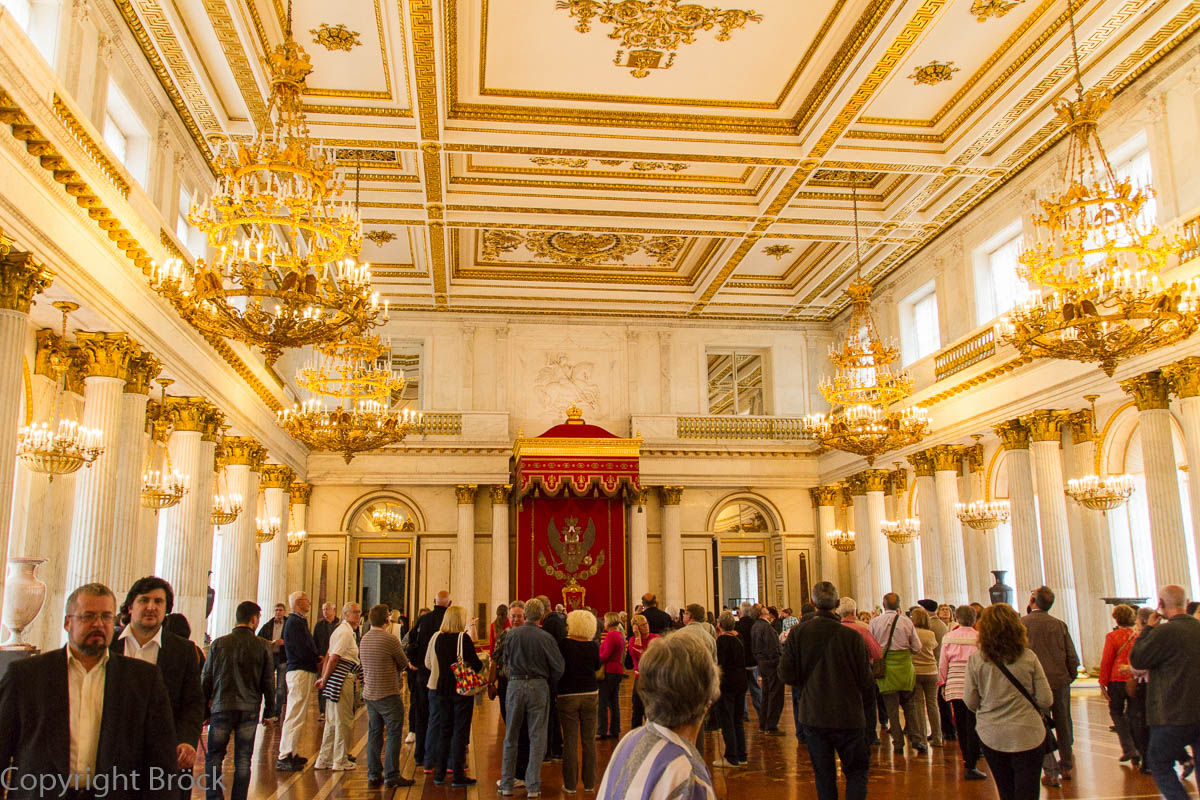Eremitage; Winterpalast, Georg-Saal (Großer Thronsaal)