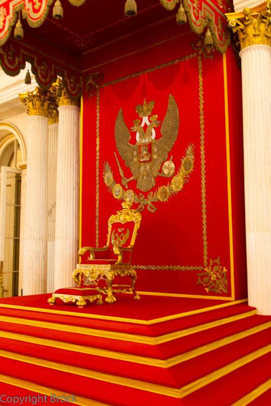 Eremitage; Winterpalast, Georg-Saal (Großer Thronsaal)