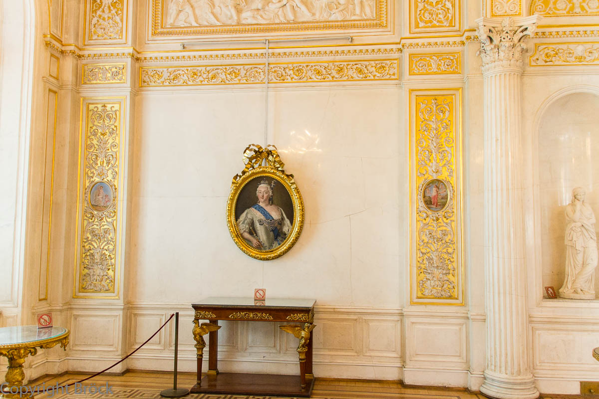 Eremitage; Winterpast, Avant-Saal, Bildnis der Elisabeta Petrowna (Mosaik)