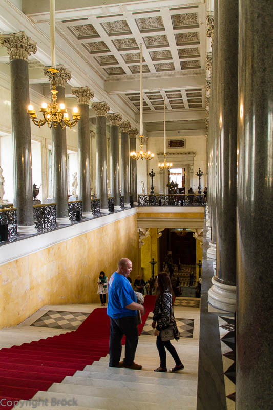 Eremitage; Neue Eremitage, Paradetreppe (Nikolaustreppe)