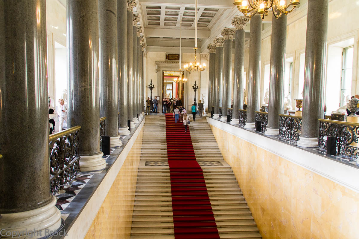 Eremitage; Neue Eremitage, Paradetreppe (Nikolaustreppe)