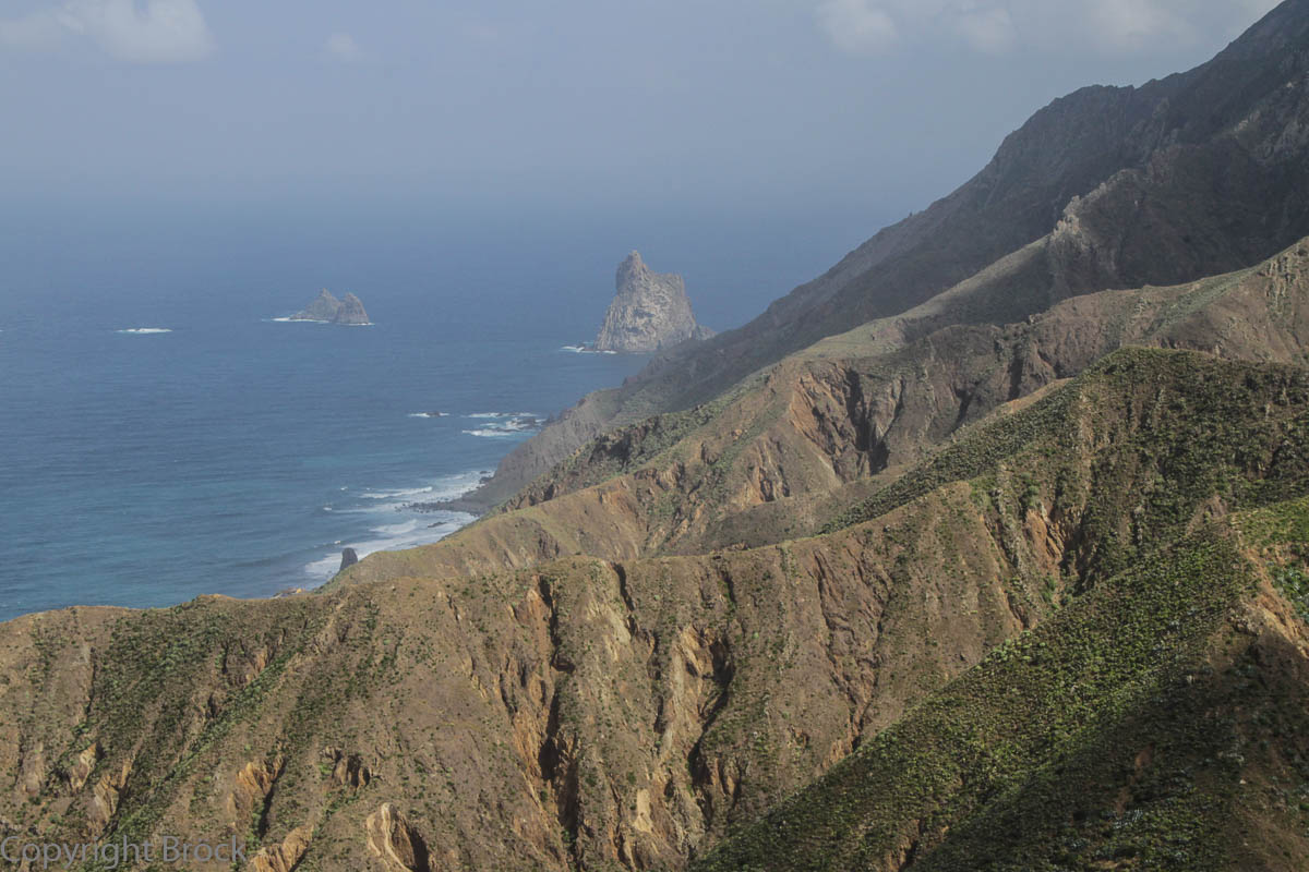 Im Anaga-Gebige Blick auf den Roque Benijo
