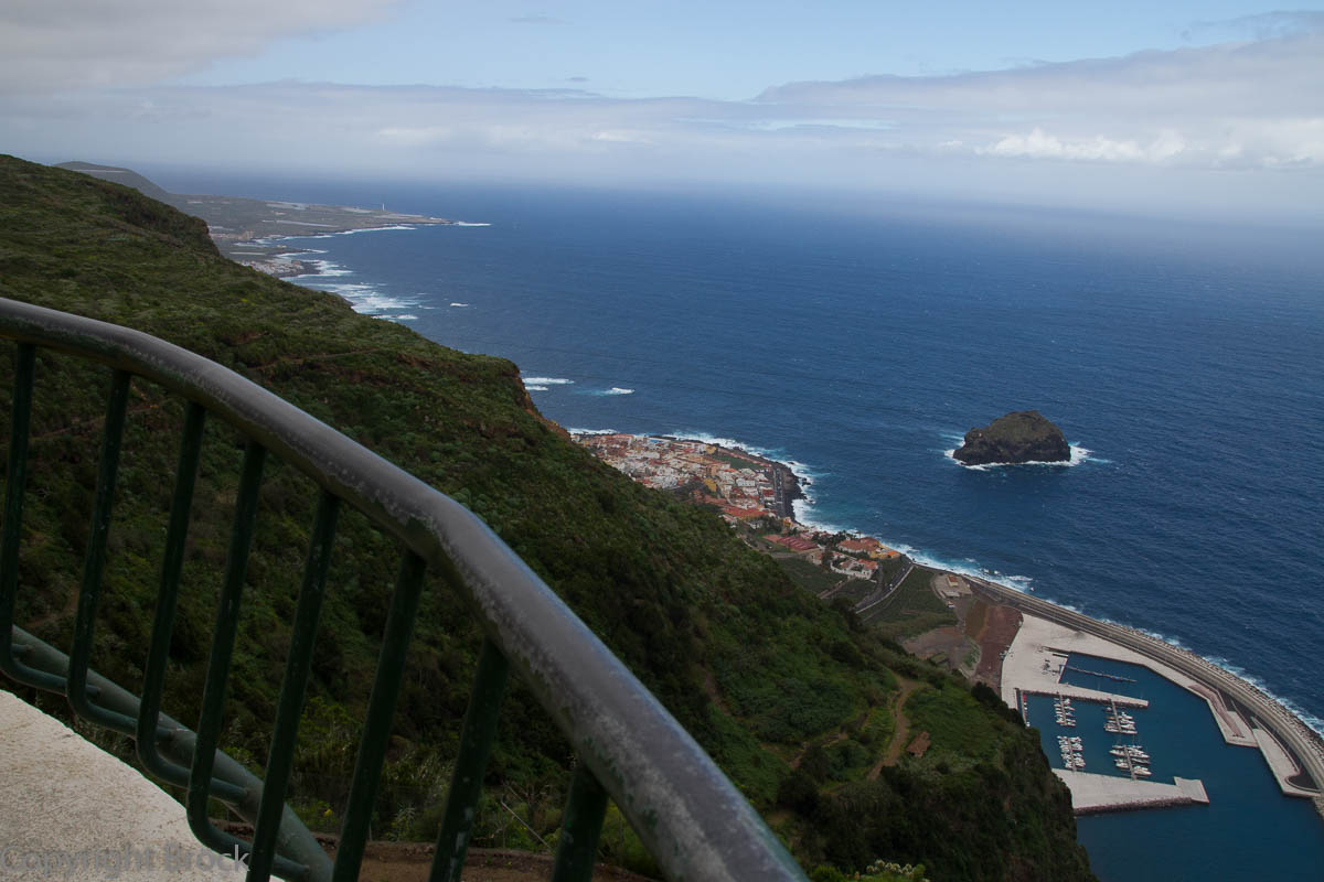 Teneriffa Blick auf den Roque de Garachico