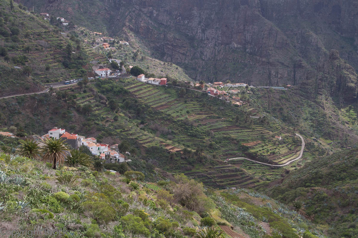 Teneriffa Im Tenogebirge Blick auf Masca