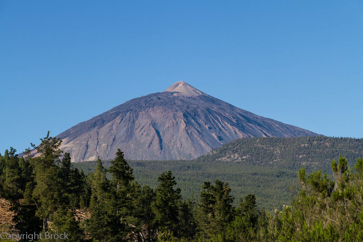 Teneriffa Anfahrt zum Pico del Teide von Orotava