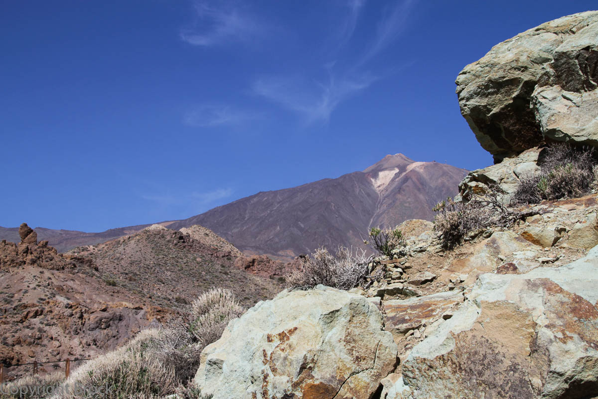 Teneriffa Teide Nationalpark Los Azulejos und Teide
