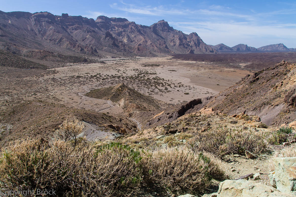 Teneriffa Teide Nationalpark Einbruchkrater 'Las Cañadas' Llano de Ucanca