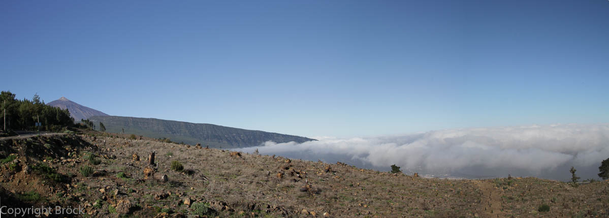 Teneriffa Anfahrt zum Pico del Teide von Orotava